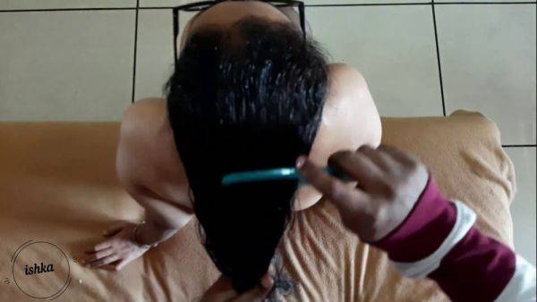 Indian busty slave gets her hair play and cumshot in S5 E3 - India on royalboobs.com